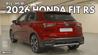 新型2026年型ホンダ フィットRS発表 ― ホンダ最小のスポーツハッチバックが復活
