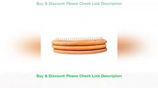 Deal Carved Wood Comb Natural Peach Wood Anti Static Massage Health Care Comb Hair Brush Classical