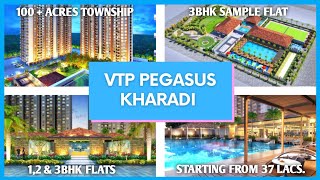 VTP Pegasus Kharadi Pune | VTP Pegasus 3BHK Sample Flat | 100 + Acres Township | Call 9172770578 🔥