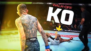 INSANE UFC WALK OFF KNOCKOUTS! 😡