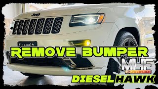 REMOVE Front Bumper & Headlights on Summit & High Altitude  11-15 JEEP Grand Cherokee:MHFAuto HIDs