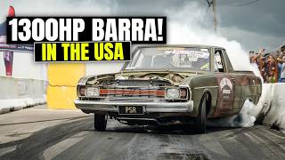 We put @BRETT LASALA in a Barra Valiant ute at Summernats USA 🇺🇸