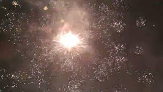 Berlin Skyline Silvester 2023/2024 Feuerwerk Batterien Pyrotechnik Fireworks
