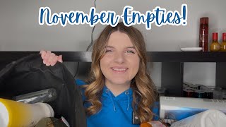 November Bath and Body Works and Hygiene Empties!