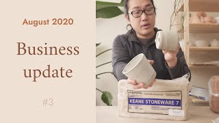 SWITCHING CLAY, GLAZE PROGRESS & SHOP UPDATE // Business Update #3 // August 2020
