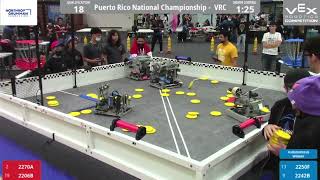 P.R. VEX Robotics National Championship - Qualification Match #18