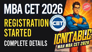MAH MBA CET 2026 Registration Started 🔥 Complete Details 🚀