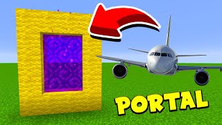 Minecraft : How To Make a Portal to the Airplane Dimension