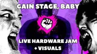 Gain Stage, Baby | Live Hardware Jam With Audio Reactive Visuals