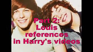 Larry Stylinson's references in their music videos