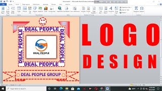 How to make a logo design in microsoft word । How to make logo design in MS Word