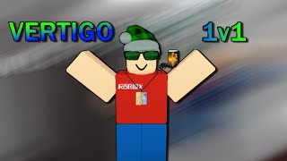 Fighting my friend in Roblox' Vertigo!