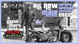 ♂️ All New Male: Clothing, Hairstyles, Tattoos | The Criminal Enterprises DLC 2022 | PS5 RTX 4K HDR