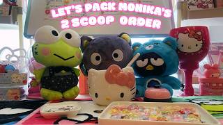 Let’s pack Monika’s order! 💗 we hope you love it! 🥰 #asmr #luckyscoop #packingorders 
