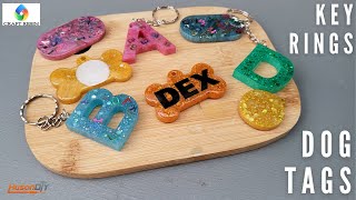 Resin Dog Tags & Keyings | Huson DIY | Custom gifts for your dog!! #nfcdog