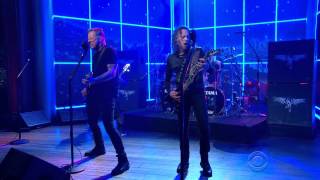 Metallica - Sad But True - Craig Ferguson 2014 11 21