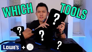 Everyone needs these 3 power tools - cover 90% of your projects with Lowe's!