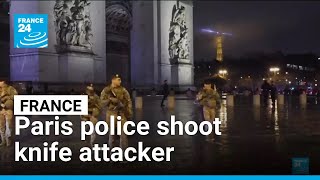 Paris police shoot knife attacker • FRANCE 24 English