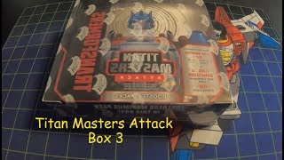 Titan Masters Attack Booster Box 3!! Transformers TCG