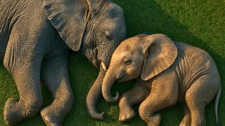 "LET ME DIE WITH HER" - ELEPHANT CALF Refuses Help After Losing MOTHER