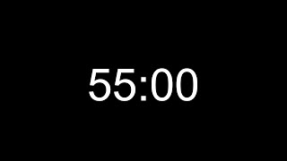55 Minutes Timer - Countdown from 55:00