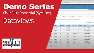 CloudSuite Industrial (SyteLine) Dataviews | Infor ERP Demos
