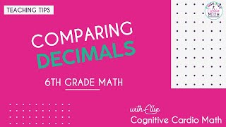 Comparing Decimals in 6th Grade Math: Teaching Tips, Common Mistakes, Number Line Visuals