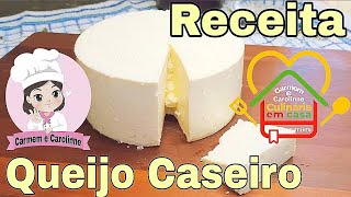 Receita Queijo Caseiro como Você mesmo Fazer em Sua casa veja Vídeo compartilhem para todos