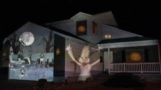 2011 Halloween House Projection Live - Full Show In HD
