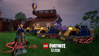 TRIUCK Slider 0x0 - PRO & TRIO - Zero Axle Cruiser Build LEGO Fortnite - EXTENDED Stream Edition