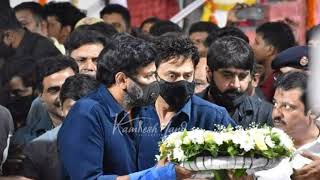 AnnayyaChiranjeevi venkatesh srikanth pays his tributes to Kannada Power Star #PuneethRajkumar RIP