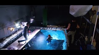 Экранизация  "Один в океане" / как снимались сцены в воде