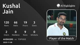 1st CENTURY OF SRT CPL 8.0 (KUSHAL JAIN) #cricheroes #cricket #century #notification #ipl #siliguri