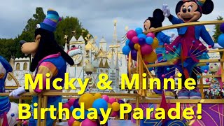 Mickey & Minnie Birthday Parade | Disneyland 2025 Celebration