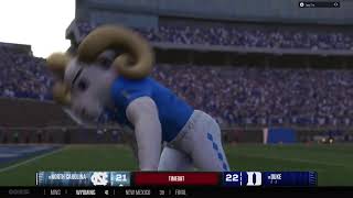 #CFB25OnlineDynasty 2032 #15 UNC @ #14 Duke #GoHeels (I do not own the rights to this music)