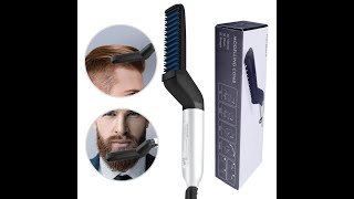 Multifunctional Hair Comb Brush Beard Straightener Hair Straighten Straightening Comb Hair Curler