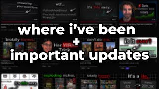 where i've been + important updates