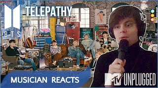 MUSICIAN REACTS TO BTS "TELEPATHY (LIVE ON MTV)" FIRST TIME (REACTION VIDEO)