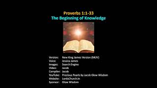 Proverbs 1 - The Beginning of Knowledge | Talking Bible | NKJV | New King James Bible