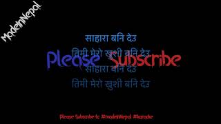 Rohit John Chettri | Bistarai Bistarai | Karaoke Version