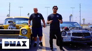 The Hot Rod Garage Stages A Full Car Roundup For A Drag Race | Hot Rod Garage