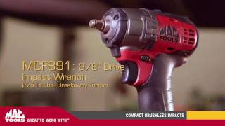 Mac Tools compact 20v Max brushless impact driver and wrench