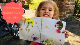 Flower Hunt Activity | Preschool Nature Study