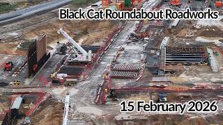 🚧 A1 Black Cat Roundabout Roadworks | 15 February 2026 🚧