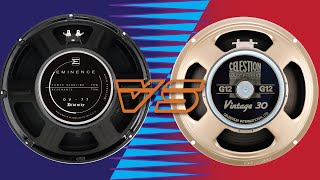 FATHER to SON:  Eminence DV77 vs Celestion V30 | Speaker Comparison