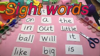 Sight words| Level 1 | kindergarten | Learn with Zee | Beginners |