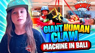Check Out This Epic Giant Human Claw Machine In Bali!