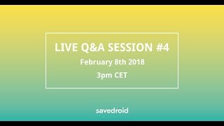 Live Q&A savedroid ICO #4