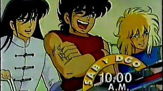 Comercial Los Caballeros del Zodiaco (Bloque Infantíl) en Chilevisión (Chile 1996 Saint Seiya)