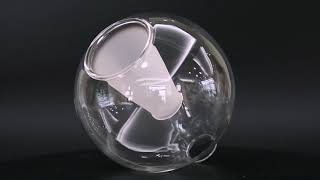 Clear Unique Double Layer Lamp Shade